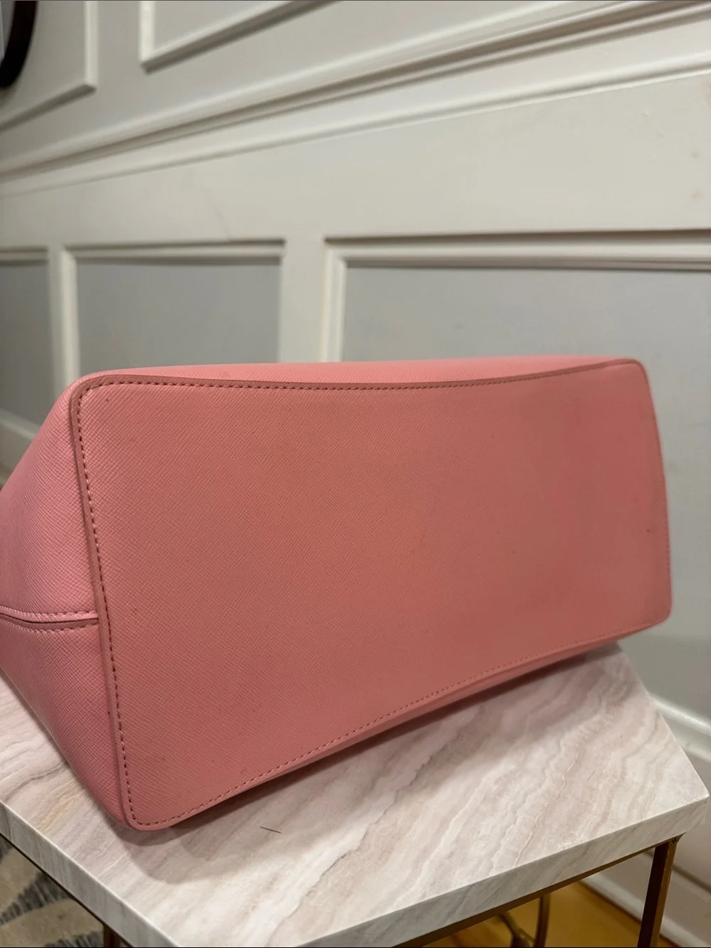 Kate Spade New York Bag Flash Glitter Pink Large Glitter-Trim Tote - Picture 11 of 17